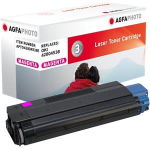 Agfa Photo APTO42804538E Toner Magenta Originale ~3000 Pagine Compatibile OKI - 1 Pz