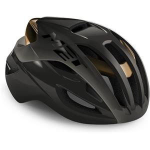 MET Abbigliamento Accessori Abbigliamento Caschi Strada Casco Met Rivale Mips Ce Titanio Metallizzato Lucido