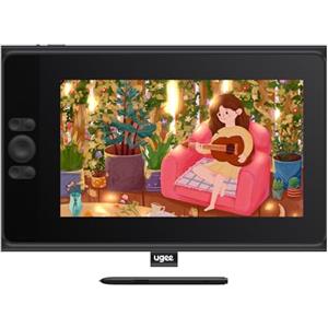 ugee tavoletta grafica con schermo UE12 11,6 pollici,124% sRGB Ultra-Wide Color Gamut ideale per l'ufficio domestico e l'apprendimento online (11,6 pollici)