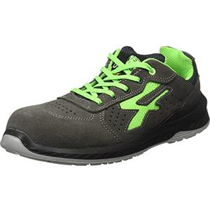 U-POWER DON'T WORRY... BE HAPPY! U-Power Red Industry® Denver, Scarpe Antinfortunistiche Unisex, Scarpe da Ginnastica in Pelle Leggere, Flessibili, Antiperforazione, con Inserto Infinergy, con Puntale in Alluminio (Grey_48)