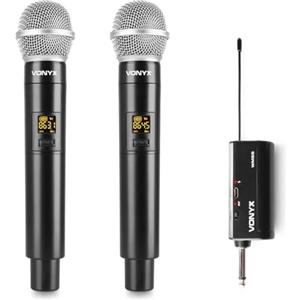 Vonyx WM552, Radiomicrofoon, -95 dB, 40 - 18000 Hz, 0,5 procent, 90 dB, Draadloos (179.211)