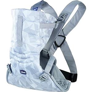 Chicco EasyFit Marsupio Neonati Ergonomico per Bebè e Bambini dalla Nascita a 15 kg, Porta Bebè Semplice e Intuitivo da Indossare, Fronte Mamma e Fronte Strada, con Supporto per Testa e Collo - Geometric