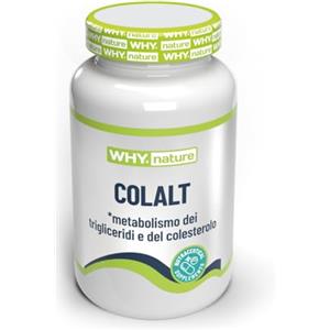WHY NATURE Colalt - Integratore Alimentare con Berberina, Riso Rosso Fermentato, Fieno Greco, Cardo Mariano, Carciofo e Coenzima Q10-60 cps