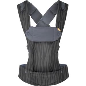 Beco Gemini Porta Bebè Neonato - Marsupio Ergonomico Neonato 100% Cotone - Zaino Porta Neonato & Marsupio Bambino Con Seduta Regolabile - Fascia Elastica Porta Bebè da 3 a 16 kg (Dark Zebra)