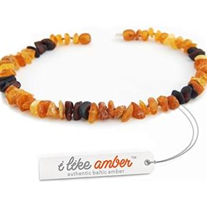 Amber Pet Line Ambra pulci e zecche collare per cani - Taglia 20 cm-68 cm - Top Quality on Amazon - Realizzato in 100% vera ambra baltica grezza - Protezione delle pulci e zecche - 100% naturale e priva di sostanze chimiche