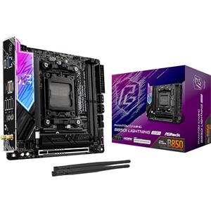 ASROCK Scheda Madre ASROCK B850I Phantom Gaming Lightning WIFI Socket AM5 DDR5 Mini ITX