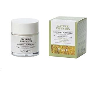Bioearth Nature Infusion Maschera Scrub Viso Rigenerante Al Riso 100 ml