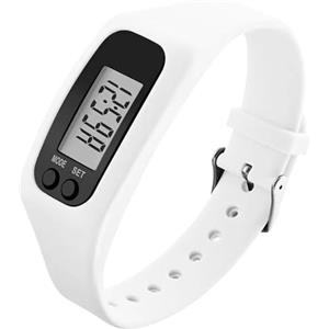 Generico Orologio Contapassi,Display LCD Monitor Leggero | Orologio con Schermo Grande e Pedometro - Per Quotidiano Viaggio Spostamento Weekend Camminata Jogging Escursionismo Allenamenti Anziani Uomini