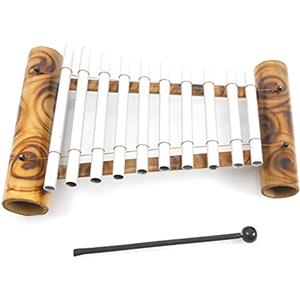 Coco Papaya Xilofono in bambù naturale, realizzato a mano