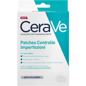 CeraVe Patches Controllo Imperfezioni - 22 Pezzi con Ceramidi e Niacinamide per Brufoli