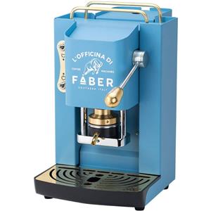 Faber Italia Pro Deluxe Macchina da Caffè a Cialde Turchese 15 bar Acciaio 1,3 L