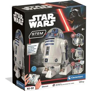 CLEMENTONI R2-D2 - Kit di Robotica Educativa per Costruire e Programmare con oltre 80 Componenti e LED