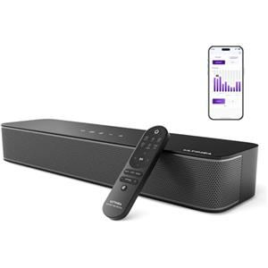 ULTIMEA 2.1ch Soundbar TV con Subwoofer Integrato, Controllo Tramite App, Soundbar PC Tutto-in-Uno per Giochi, Sound Bar Altoparlanti per TV Bluetooth 5.3, OPT/AUX/Montaggio a Muro, Solo B30