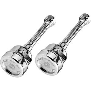 HOLIDYOYO Prolunghe per Rubinetti da Cucina 2 Pezzi Ugelli Antispruzzo Rotanti, Spruzzatori per Rubinetto Anti-splash, Estensori per Lavello Adatti a Uso Domestico