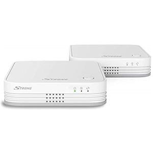STRONG Wi-Fi Mesh Home Kit 1200, amplificatore WLAN, ripetitore di rete domestica fino a 200 m², copertura fino a 1200 Mbit/s, 2,4 + 5 GHz, 3 Gigabit LAN, nero MESHKIT1200 ATRIA