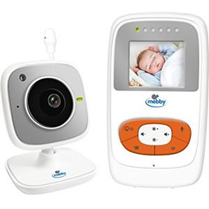 Mebby 95138 Baby Monitor con Videocamera a Colori Integrata, senza Fili