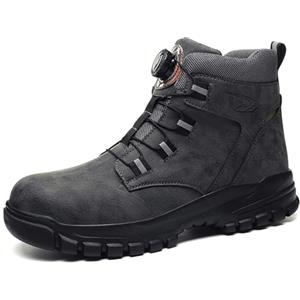 Generic Barefoot Scarpe Invernali Uomo - Sneaker con Fodera Calda Impermeabile Antiscivolo Stivali da Combattimento con Cerniera Laterale Doposci Stivali Pioggia Caldi Comode Antiscivolo