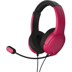 PDP AIRLITE Wired Headset Red With Noise Cancelling Microphone For SONY PLAYSTATION PS5 - PS4, Officially Licensed