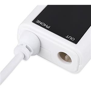 Acouto Flanger FC-21 Connettore da Basso Elettrico a Telefono Cellulare per Ottenere Effetti Sonori, Compatibile con IOS e Android, Ideale per Bassisti