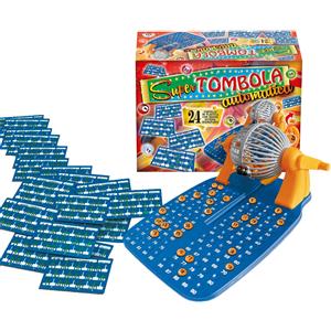 EDIZIONE MARCA STELLA - Super Tombola Automatica 24 cartelle - Gioco Classico da Tavolo