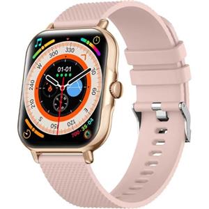 zaisia Smartwatch Uomo Donna, 1,85'' Orologio Fitness con Sonno Cardiofrequenzimetro, Smart Watch con Funzione di Notifica dei Messaggi e Chiamata, IP68 Impermeabile Tracker Fitness per Android iOS
