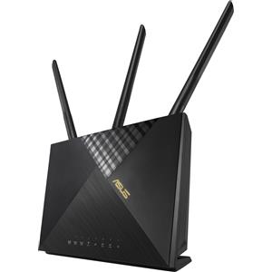 ASUS 4G-AX56 Router Wireless 4G Wi-Fi 6 Dual-band Gigabit Ethernet 5 porte LAN Nero