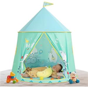 GEIwenle Tenda da gioco tenda per bambini per interni ed esterni, tenda da gioco per bambini, tenda castello principessa principe, tenda pop-up portatile indiana, tenda Tipi, cameretta dei bambini casetta