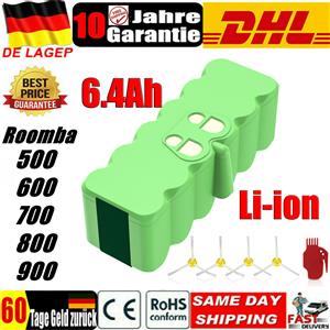 powtree 14.4V Per iRobot Roomba 500 Aspirapolvere Batteria 900 985 980 960 785 530 560 650 630 620 650 770 780 Batteria Ricaricabile - 5.0Ah Ni-MH Yellow