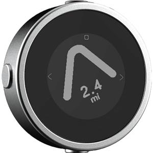 Beeline Moto GPS Computer - Argento | Pianificazione del percorso in tutto il mondo | Resistente alle intemperie | Ricarica USB | Navigatore satellitare per moto e scooter con cinghia di montaggio