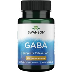 Swanson GABA, 250mg - 60 caps