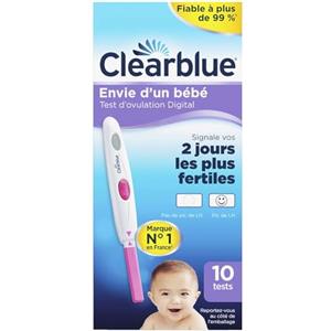 Clearblue Test d'ovulation digital 10 sticks