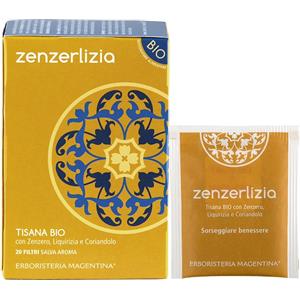 Erboristeria Magentina Tisana Zenzerlizia Bio - 20 Filtri con Zenzero, Liquirizia e Coriandolo per il Benessere Digestivo