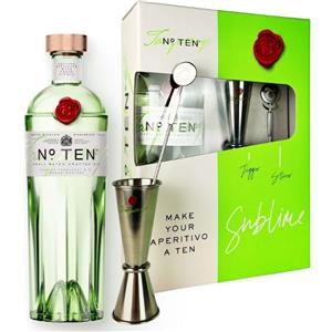 Tanqueray Ten - 0,70L + Jigger & Stirrer | Gift Box