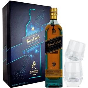 Johnnie Walker Blue 200th + 2 Bicchiere - 0,70L | Gift Box