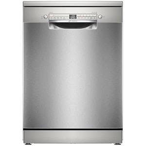 Bosch SMS2HTI06E Serie 2, Lavastoviglie Smart da libera installazione, 13 coperti, Cestelli personalizzabili, Motore Eco EcoSilence Drive, Acciaio spazzolato anti-impronta, 60 cm.