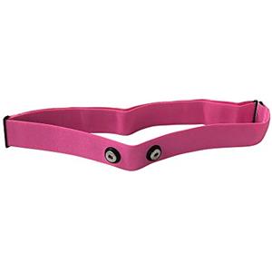TAOPE Cinghia per cardiofrequenzimetro Garmin e Wahoo, Regolabile, da posizionare sul Petto, Ideale per Sport e Fitness, CooSpo HRM Belt - Rosa