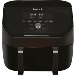 Instant Pot - Friggitrice ad aria Versazone Dual Nera - Grande 8.5L, Cestello singolo doppio con divisorio - 8 in 1 - Disidratazione degli alimenti, grill, cottura, arrosto, riscaldamento