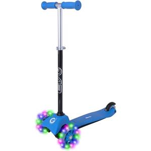 EVO Mini scooter Cruiser con ruote luminose per bambini, monopattino con manubrio regolabile in altezza, scooter per bambini a partire dai 2 anni in su