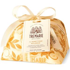 Generico Panettone Tre Marie Panettone Milanese Basso 1 Kg Incartato A Mano Classico