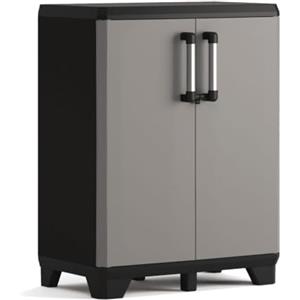 Keter ARMADIO BASSO CM.68X39X90 2 RIP.GRIGIO E NERO