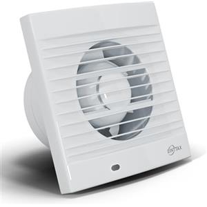 EINTTAX Aspiratore Bagno100 mm, silenzioso, 34 dB, silenzioso, per bagno, cucina, WC, garage, cantina, bianco