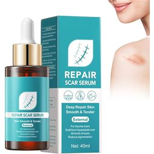 Boxiatil Siero per la Riparazione delle Cicatrici, Scar Serum, Olio di per la Cura dopo OP, Crema per la Riparazione della Cicatrice per Cicatrici Nuove e Vecchie, smagliature, chirurgia