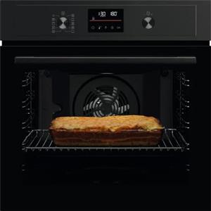 Electrolux EOF4P56H Forno da incasso multifunzione 72L, ventilato, grill, pulizia pirolitica, display LED Touch, classe energetica A+, design nero elegante, cottura multilivello uniforme