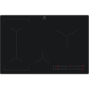 Electrolux EIV83443CT Piano Cottura ad Induzione Bridge 80 cm,SaphirMatt SE, Scratch Resistant, Zone di Cottura Flessibili, Funzione Bridge,Serie 600, Nero