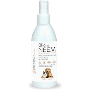 Zoological Olio di Neem per Cani e Gatti Spray 265ML - Protettivo Naturale, Antiparassitario, Repellente contro Parassiti, Zecche, Pulci, Zanzare e altri Insetti - Made in Italy