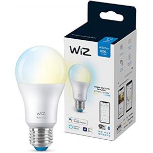 WiZ Lampadina Wifi e Bluetooth LED dimmerabile bianco A60 60 W E27