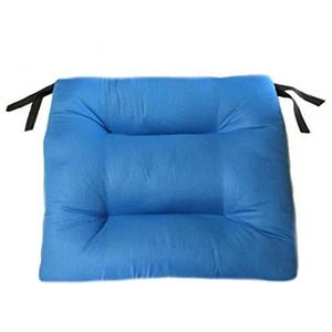 Vetrina del Benessere CUSCINO A TRE SEZIONI -Blu- Supporto Ortopedico Antidecubito in Fibra Cava Siliconata per Prostata, Emorroidi, Antiprostata, Coccige, Ideale per Sedia a Rotelle, Sedia da Ufficio, Sedile Auto