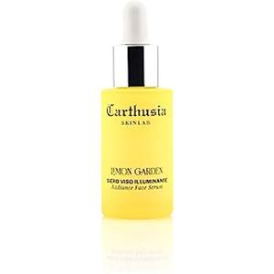 Carthusia Siero Viso Illuminante 30 ml - Illuminante e Rigenerante per Tutti i Tipi di Pelle con Profumazione Agrumata