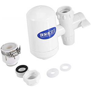 Nikou Filtro per l'acqua del Rubinetto - Faucet Filters Healthy Ceramic Tap Faucet, Purificatore del Filtro dell'Acqua per la Cucina di casa