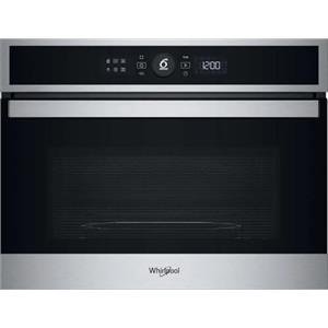 YXYLQ Whirlpool WMW47HMXI Forno a Microonde da Incasso Combinato con Grill, 40 Litri, 900 Watt, 60 cm, Funzione Crisp, Tecnologia 6° Senso, JetDefrost 3D, colore Nero e Acciaio Inox